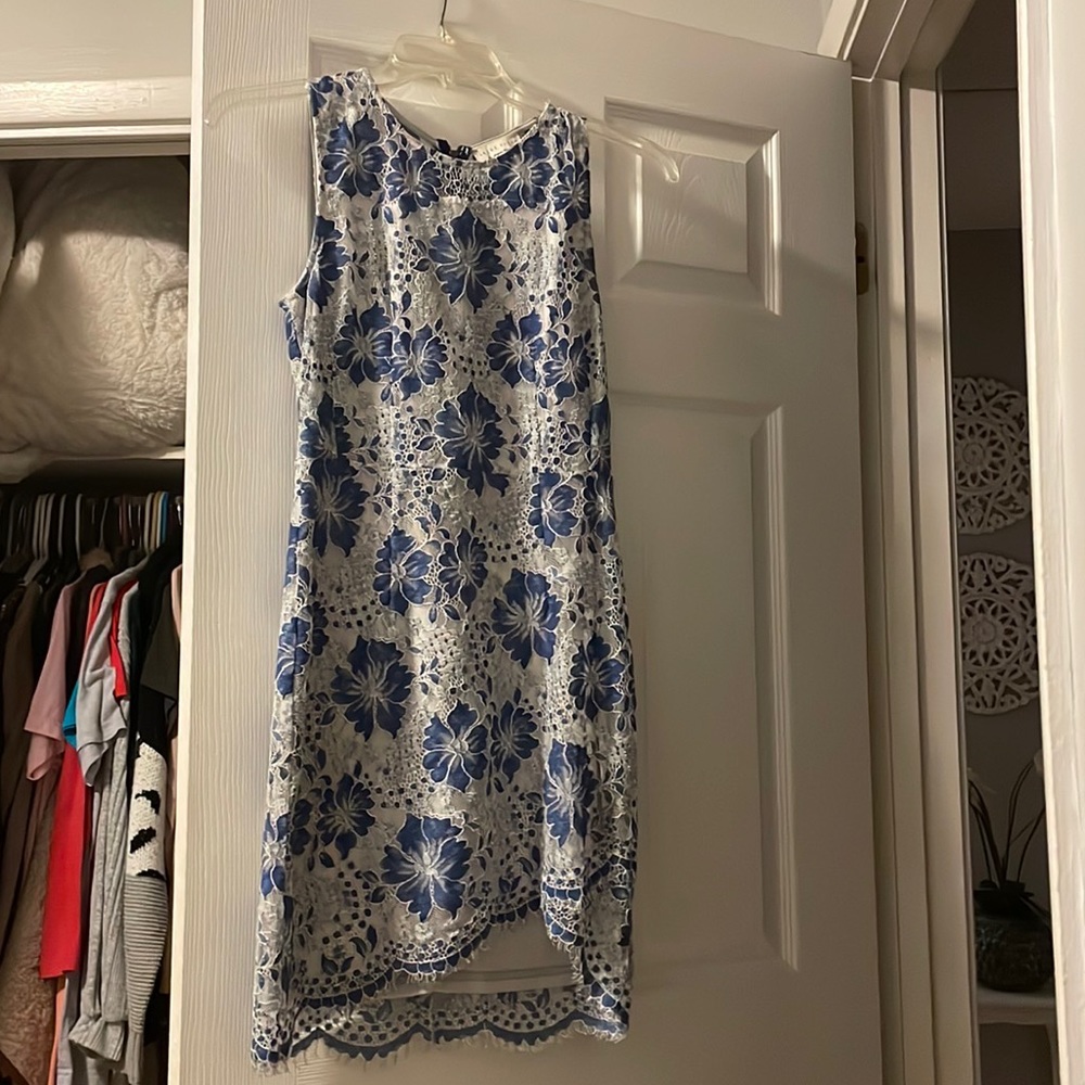 Size small over-lace asymmetrical dress